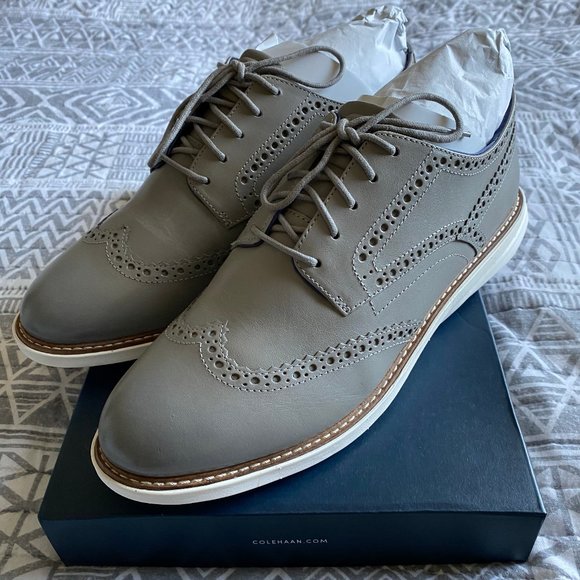 cole haan grand evolution wingtip oxford